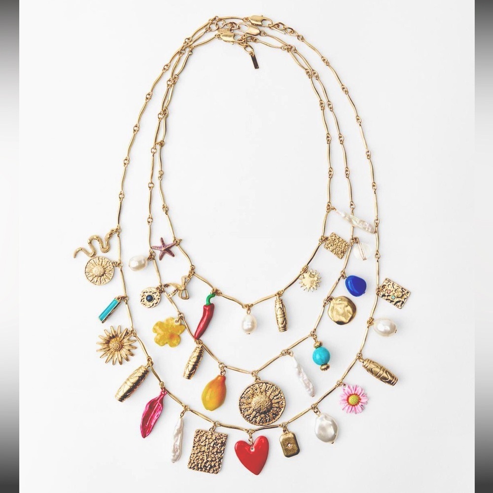 Zara 3 necklaces pack charmed necklaces